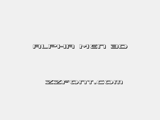 Alpha Men 3D
