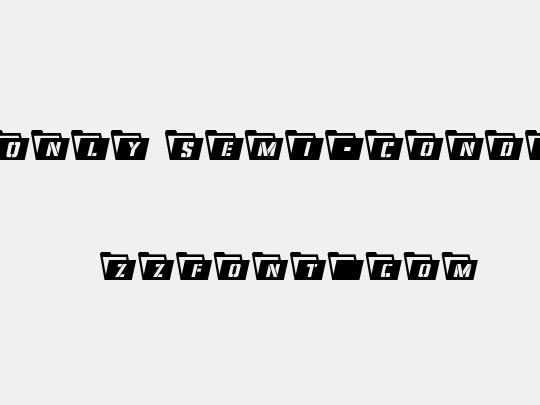 Eyes Only Semi-Condensed