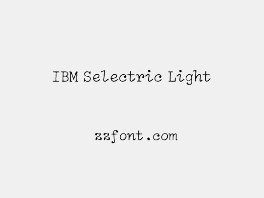 IBM Selectric Light