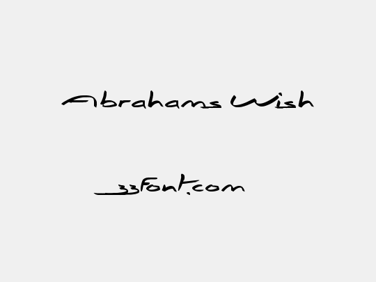 Abrahams Wish