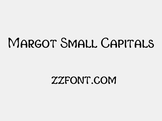 Margot Small Capitals