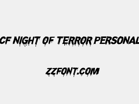 CF Night of Terror PERSONAL