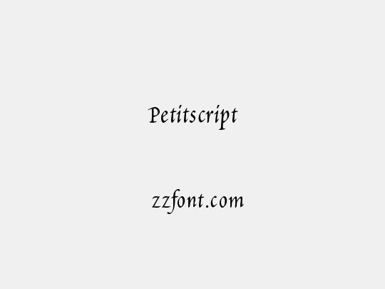 Petitscript