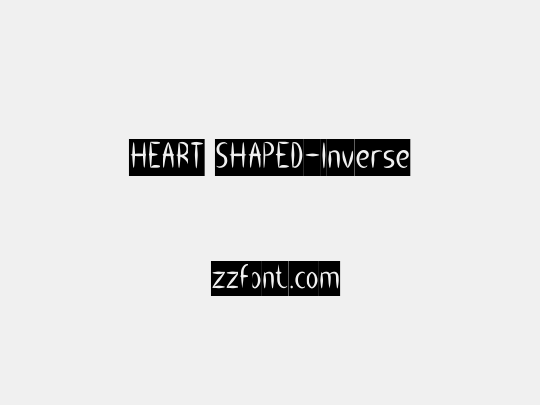 HEART SHAPED-Inverse