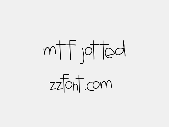 MTF Jotted