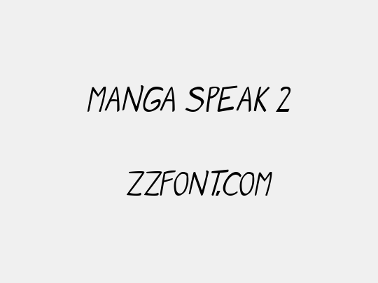 Manga speak 2