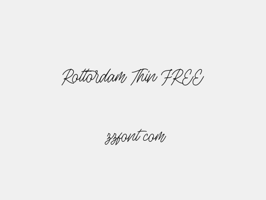 Rottordam Thin FREE