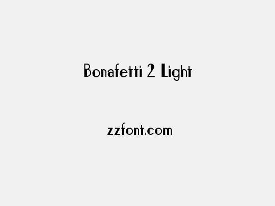 Bonafetti 2 Light