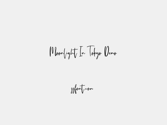 Moonlight In Tokyo Demo