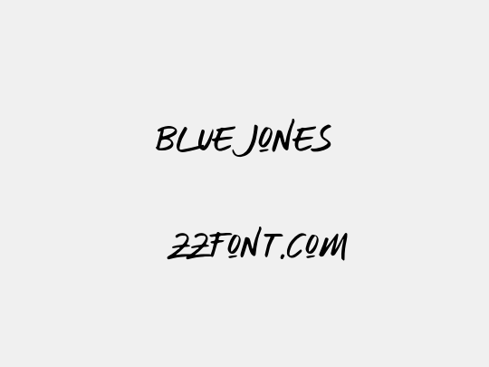 Blue Jones