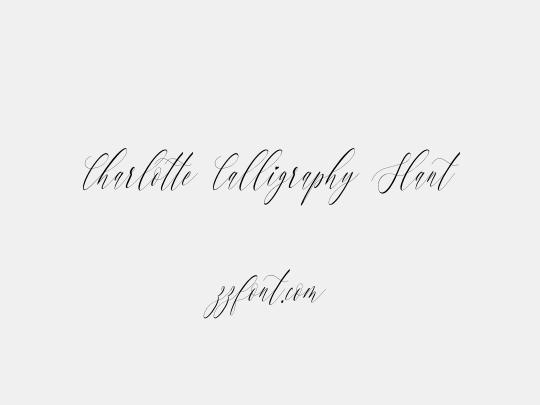 Charlotte Calligraphy Slant