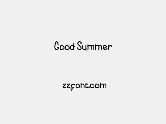 Good Summer