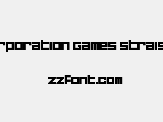Corporation Games Straight