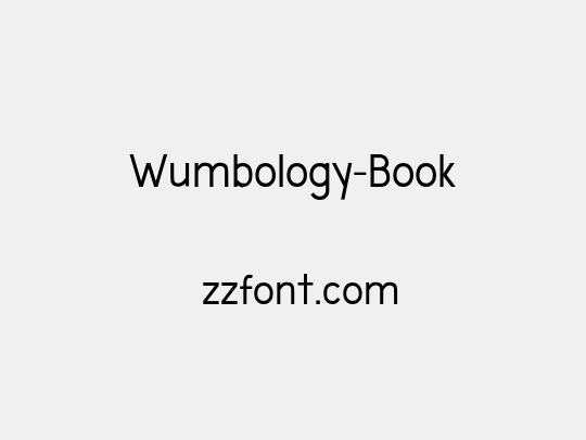 Wumbology-Book