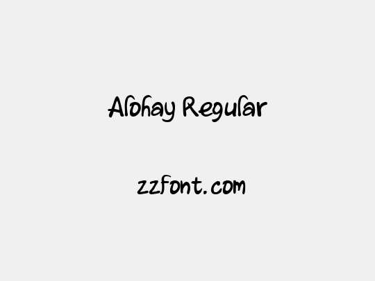 Alohay Regular