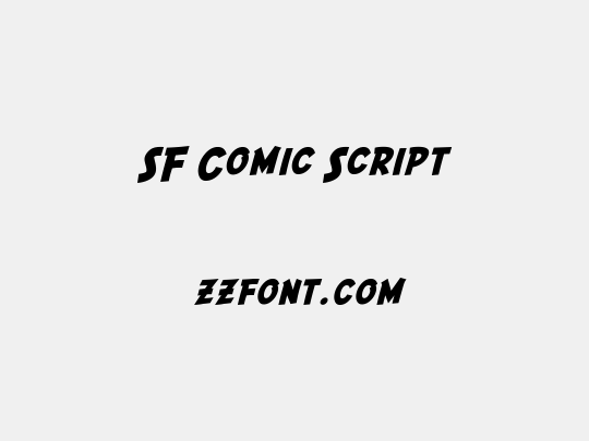 SF Comic Script