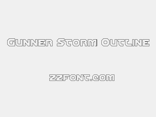Gunner Storm Outline