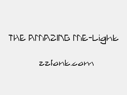 THE AMAZING ME-Light