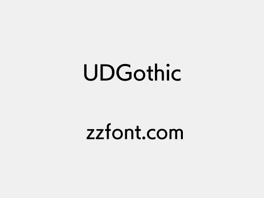 UDGothic