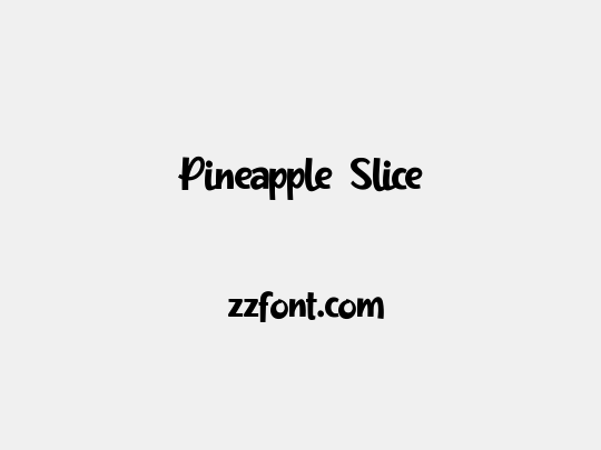 Pineapple Slice