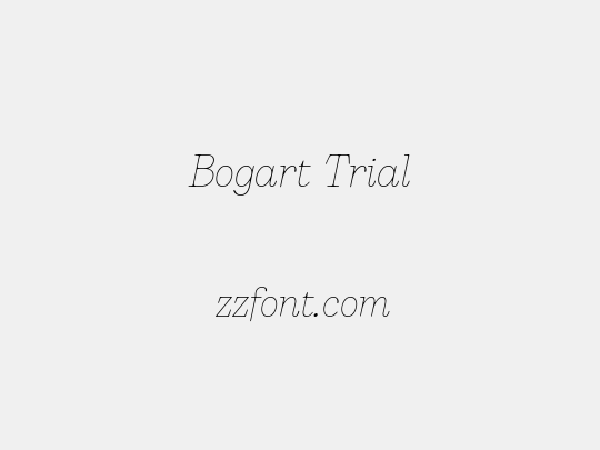 Bogart Trial
