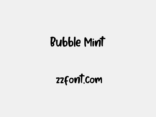 Bubble Mint