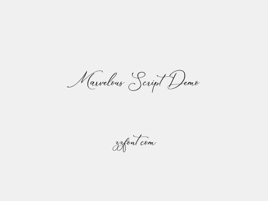 Marvelous Script Demo