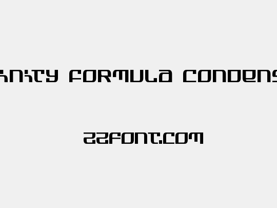 Infinity Formula Condensed