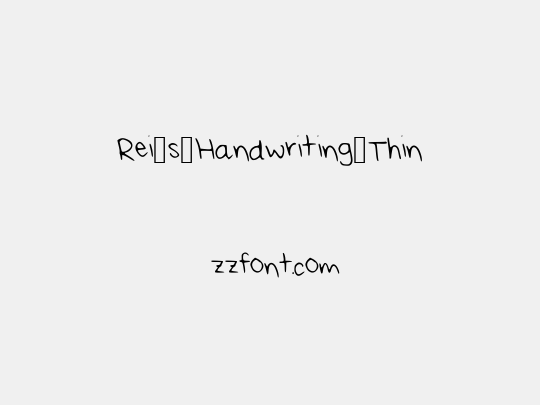 Rei_s_Handwriting_Thin