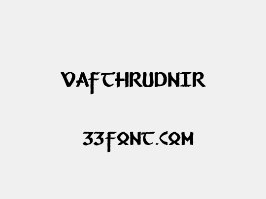Vafthrudnir