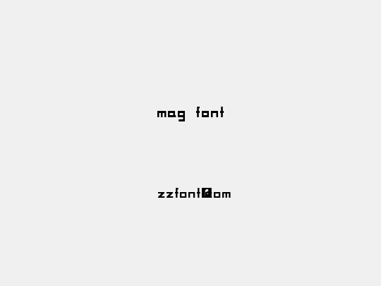 MAG Font