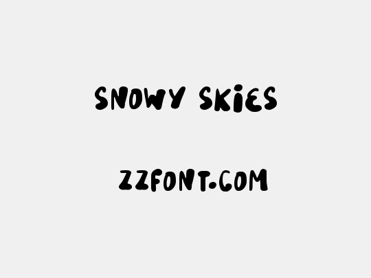 Snowy Skies