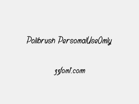 Polibrush_PersonalUseOnly