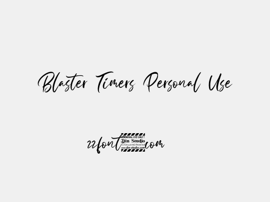 Blaster Timers Personal Use
