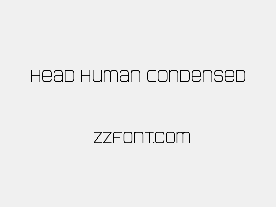 Head Human Condensed