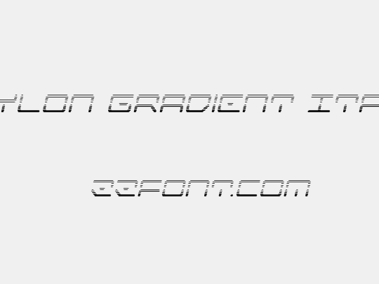 Kaylon Gradient Italic