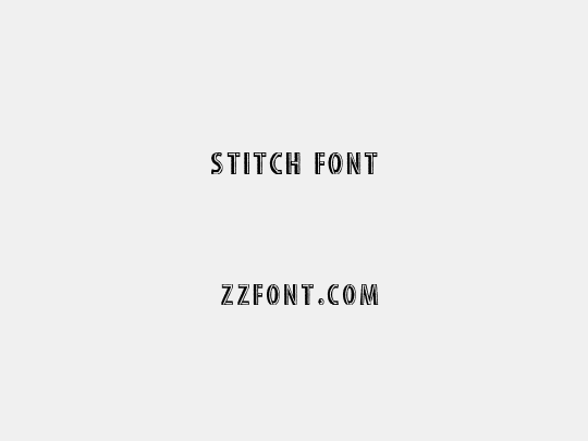 stitch font