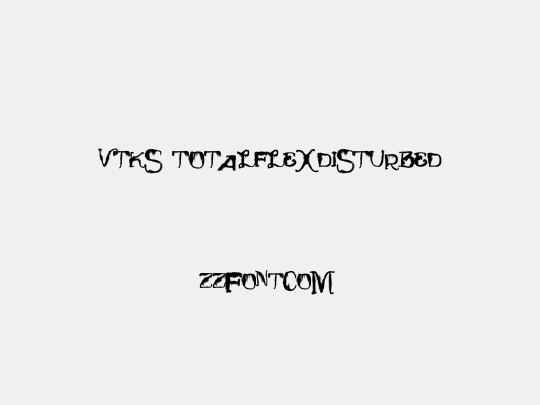 Vtks TotalFlexDisturbed