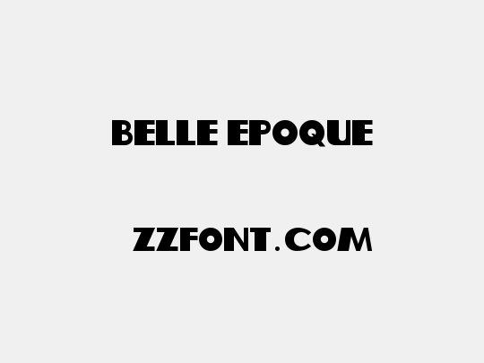 Belle Epoque