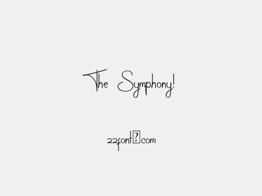 The Symphony!