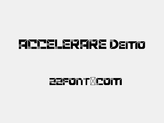 ACCELERARE Demo