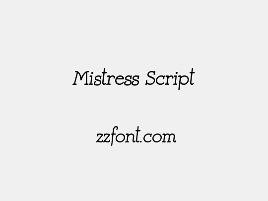 Mistress Script