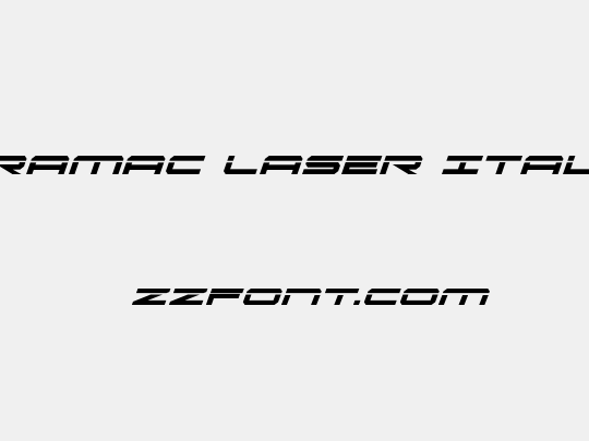 Oramac Laser Italic