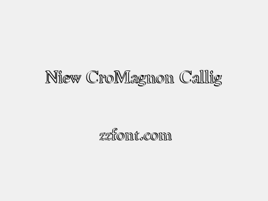 Niew CroMagnon Callig