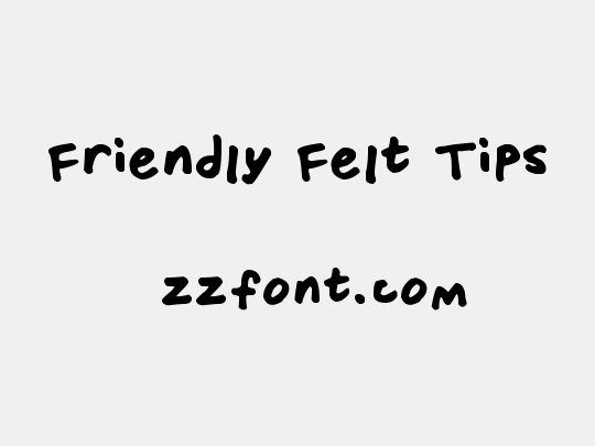 Friendly Felt Tips