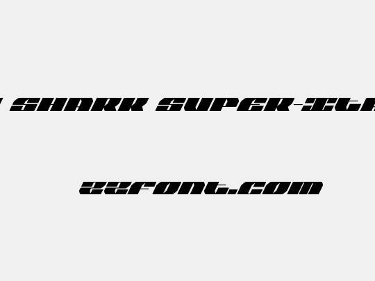 Joy Shark Super-Italic