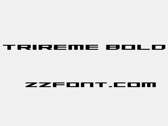 Trireme Bold