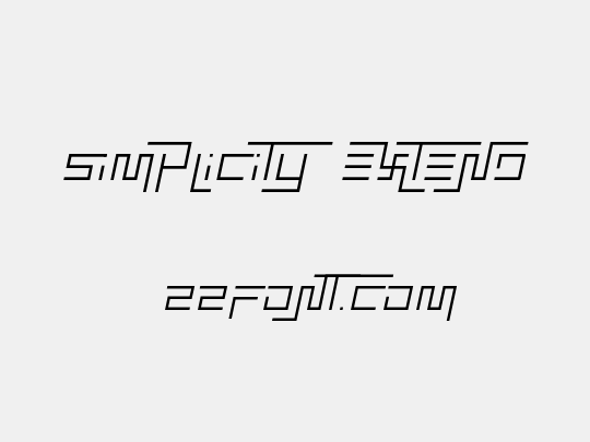 Simplicity Extend