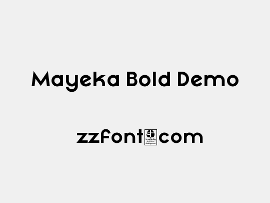 Mayeka Bold Demo
