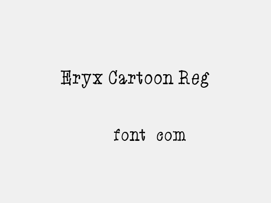 Eryx Cartoon Reg